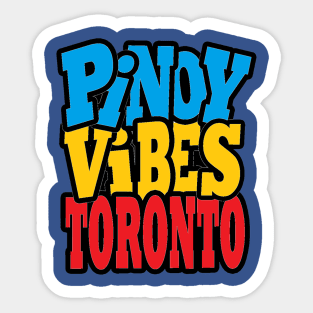 Pinoy Vibes Toronto Original Logo Sticker